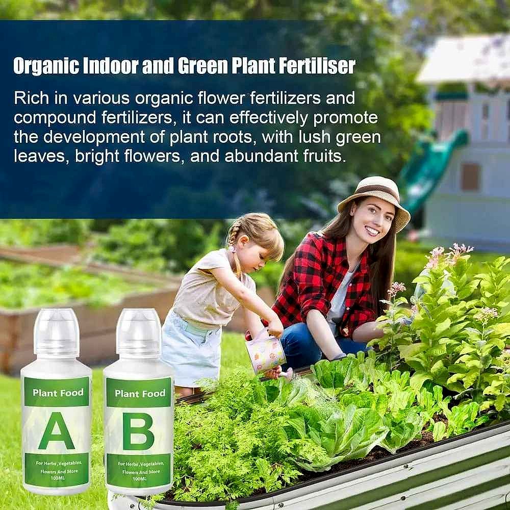 Thriving Plants, Not Struggling Ones — Hydroponic AB Nutrient Solution Set - View 2 of 12 | BigMoetsy