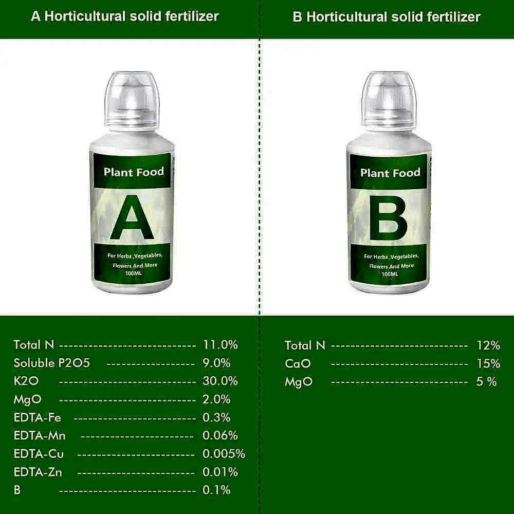 Thriving Plants, Not Struggling Ones — Hydroponic AB Nutrient Solution Set - View 8 of 12 | BigMoetsy
