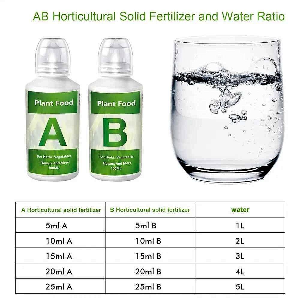 Thriving Plants, Not Struggling Ones — Hydroponic AB Nutrient Solution Set - View 9 of 12 | BigMoetsy