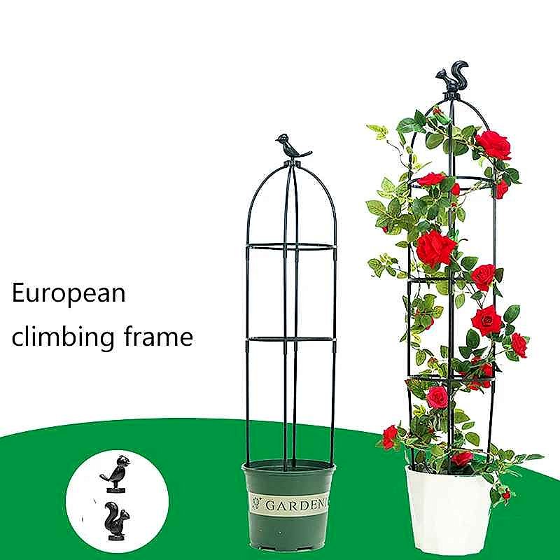 Handcrafted Tangled, Drooping Vines No More — Climbing Plant Trellis & Support Frame Set - View 2 of 10 | BigMoetsy