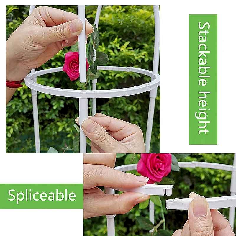 Handcrafted Tangled, Drooping Vines No More — Climbing Plant Trellis & Support Frame Set - View 3 of 10 | BigMoetsy