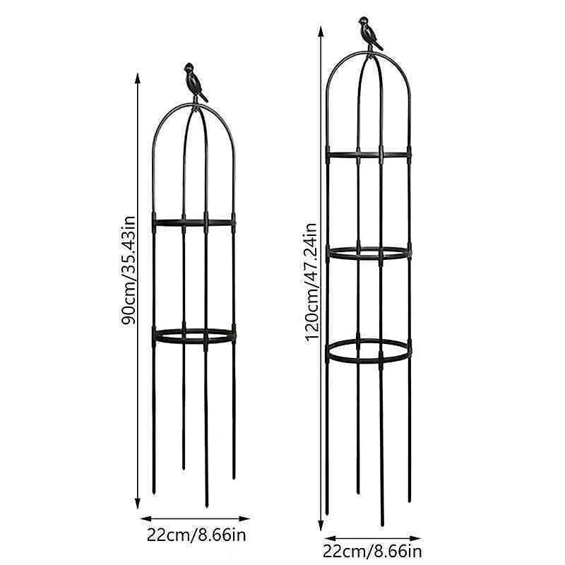Handcrafted Tangled, Drooping Vines No More — Climbing Plant Trellis & Support Frame Set - View 9 of 10 | BigMoetsy