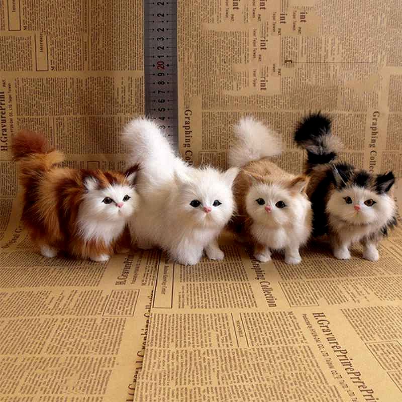 Lifelike Handcrafted Plush Kitten