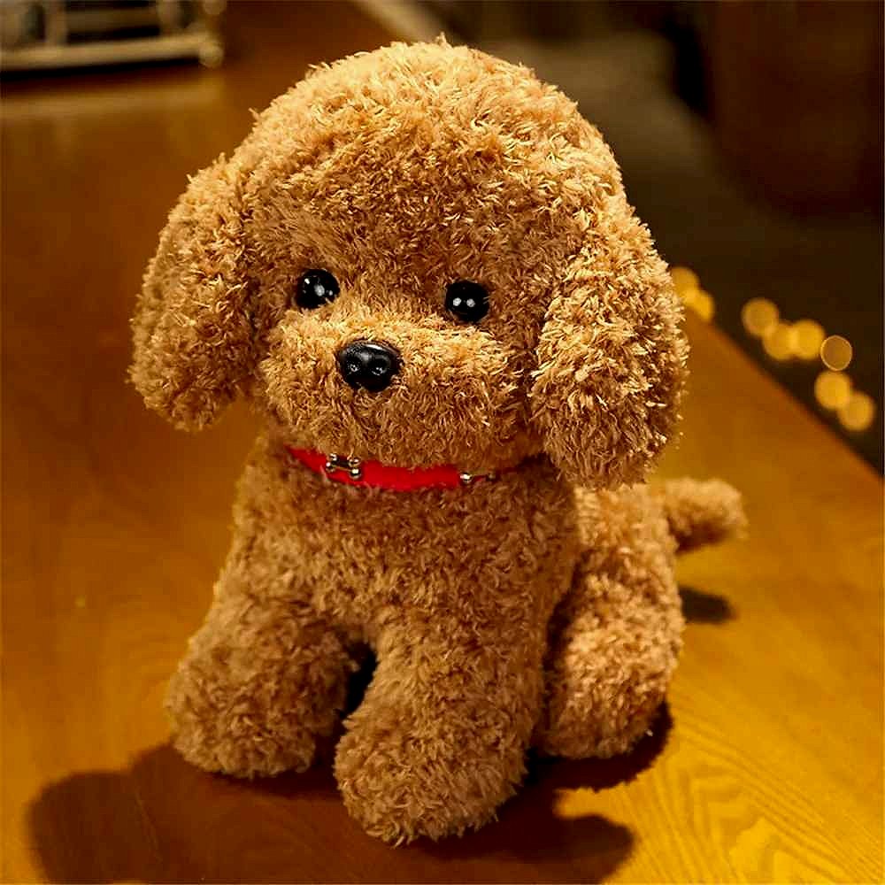 Handcrafted Finally, a Dog That Stays — Handmade Realistic Poodle Plush Figure - View 3 of 14 | BigMoetsy