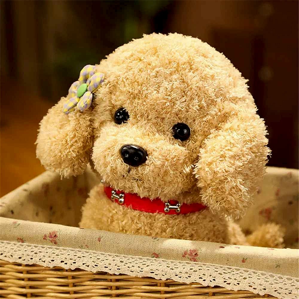 Handcrafted Finally, a Dog That Stays — Handmade Realistic Poodle Plush Figure - View 12 of 14 | BigMoetsy