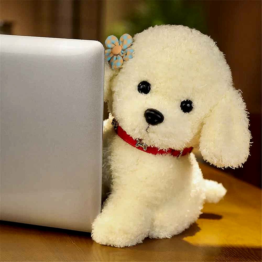 Handcrafted Finally, a Dog That Stays — Handmade Realistic Poodle Plush Figure - View 14 of 14 | BigMoetsy