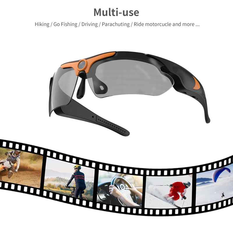 Smart Recording Glasses with 1080p HD Camera and 64GB SD Card for Cycling and... - View 12 of 16 | BigMoetsy