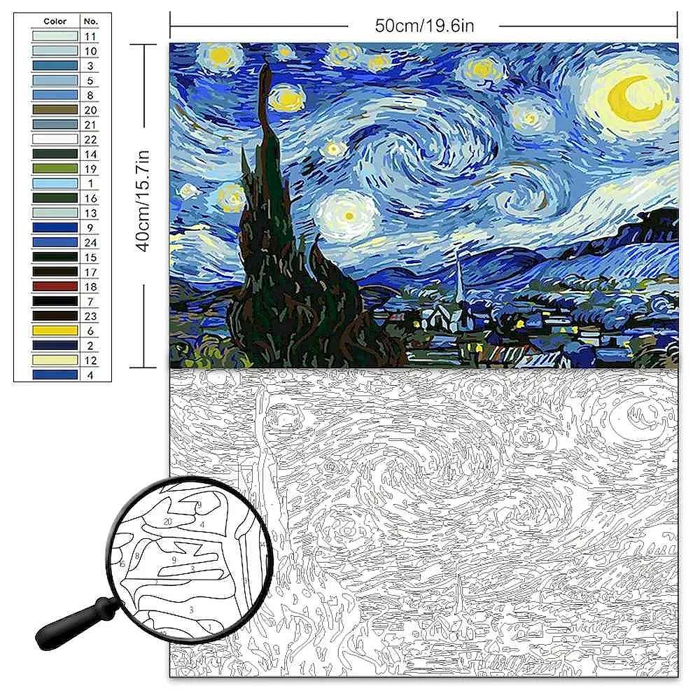 Turn Any Photo Into a Peaceful Creative Ritual — Custom Seascape Paint By Num... - View 3 of 14 | BigMoetsy