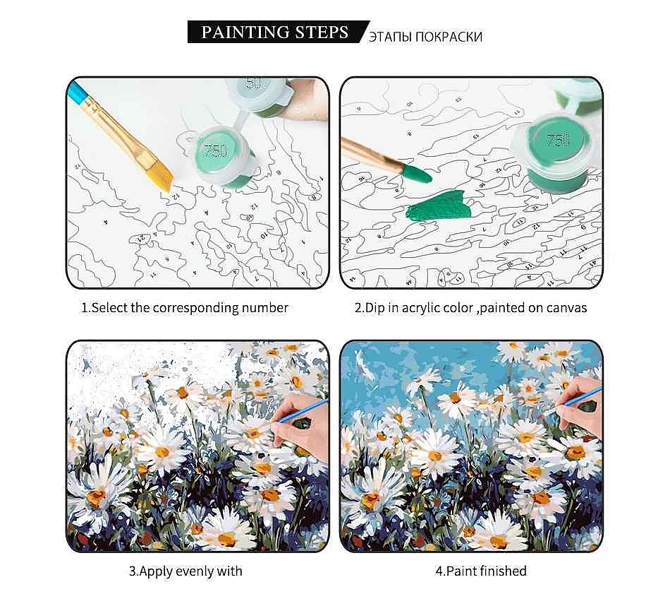 Turn Any Photo Into a Peaceful Creative Ritual — Custom Seascape Paint By Num... - View 6 of 14 | BigMoetsy
