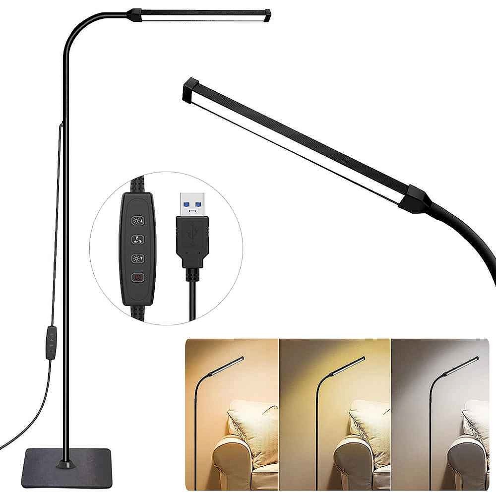 Handcrafted Light Any Corner, Any Way You Want — Adjustable Gooseneck LED Floor Lamp | 10... - View 12 of 12 | BigMoetsy