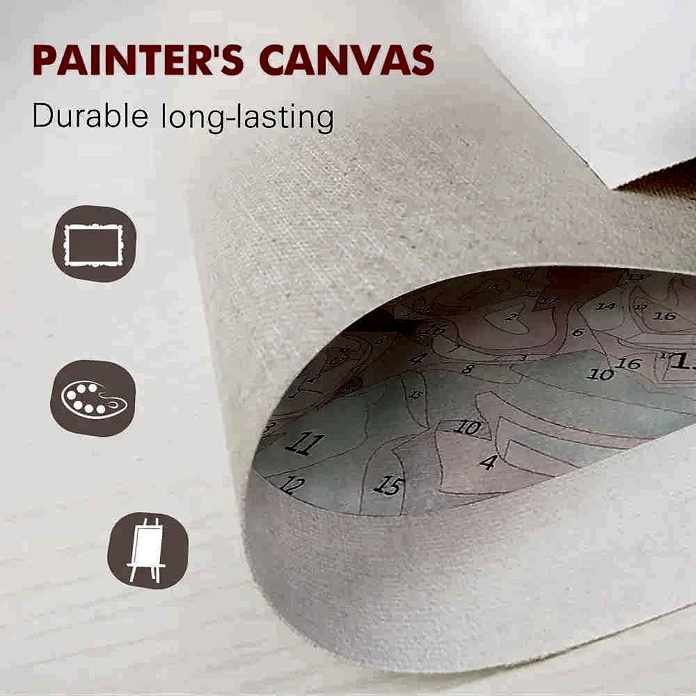 Finally Create Art You're Proud to Hang — Floral Vase Paint-by-Numbers Canvas... - View 8 of 13 | BigMoetsy