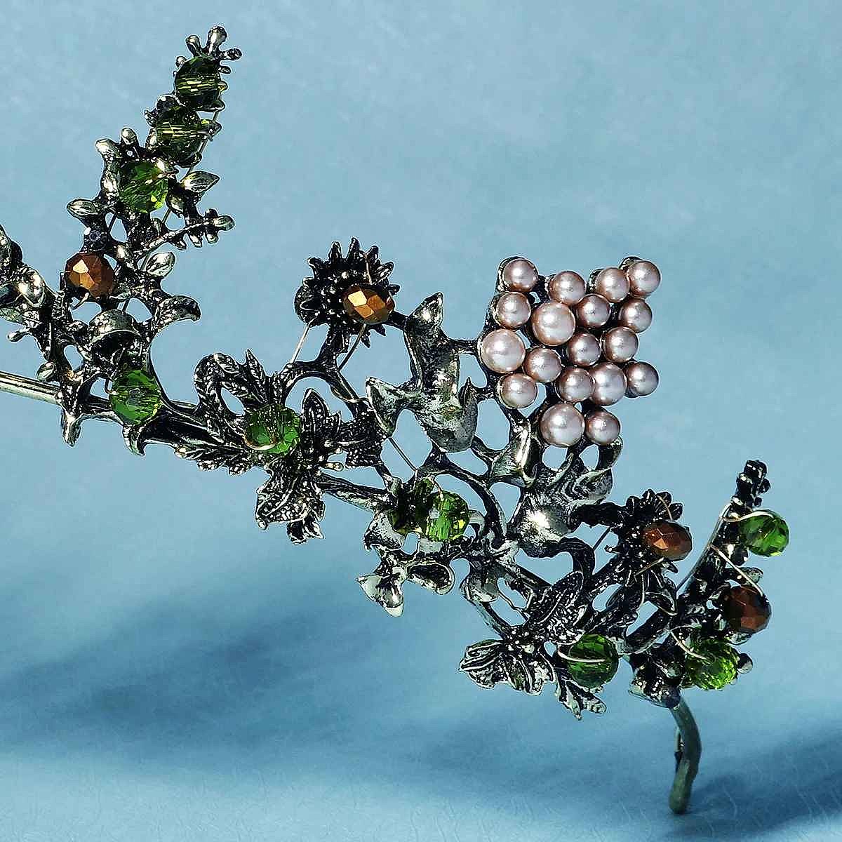 Handcrafted Finally, a Bridal Crown That Looks Expensive Without the Price Tag — Baroque ... - View 14 of 15 | BigMoetsy