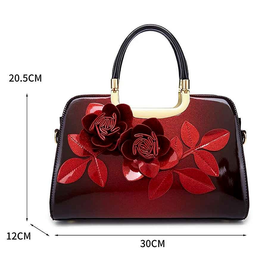 Stand Out Without Trying Too Hard — Handcrafted 3D Floral Satchel Bag - View 18 of 18 | BigMoetsy
