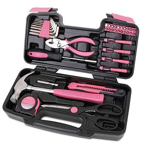 39-Piece Pink Tool Set