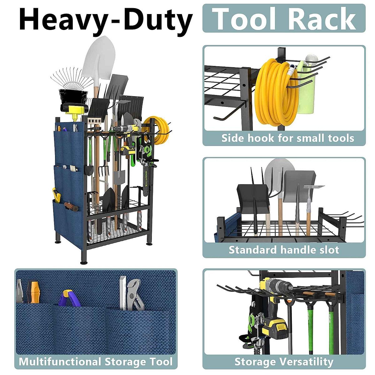 Professional No More Leaning, Falling, or Searching — Metal Garden Tool Organizer with Sto... - View 4 of 7 | BigMoetsy
