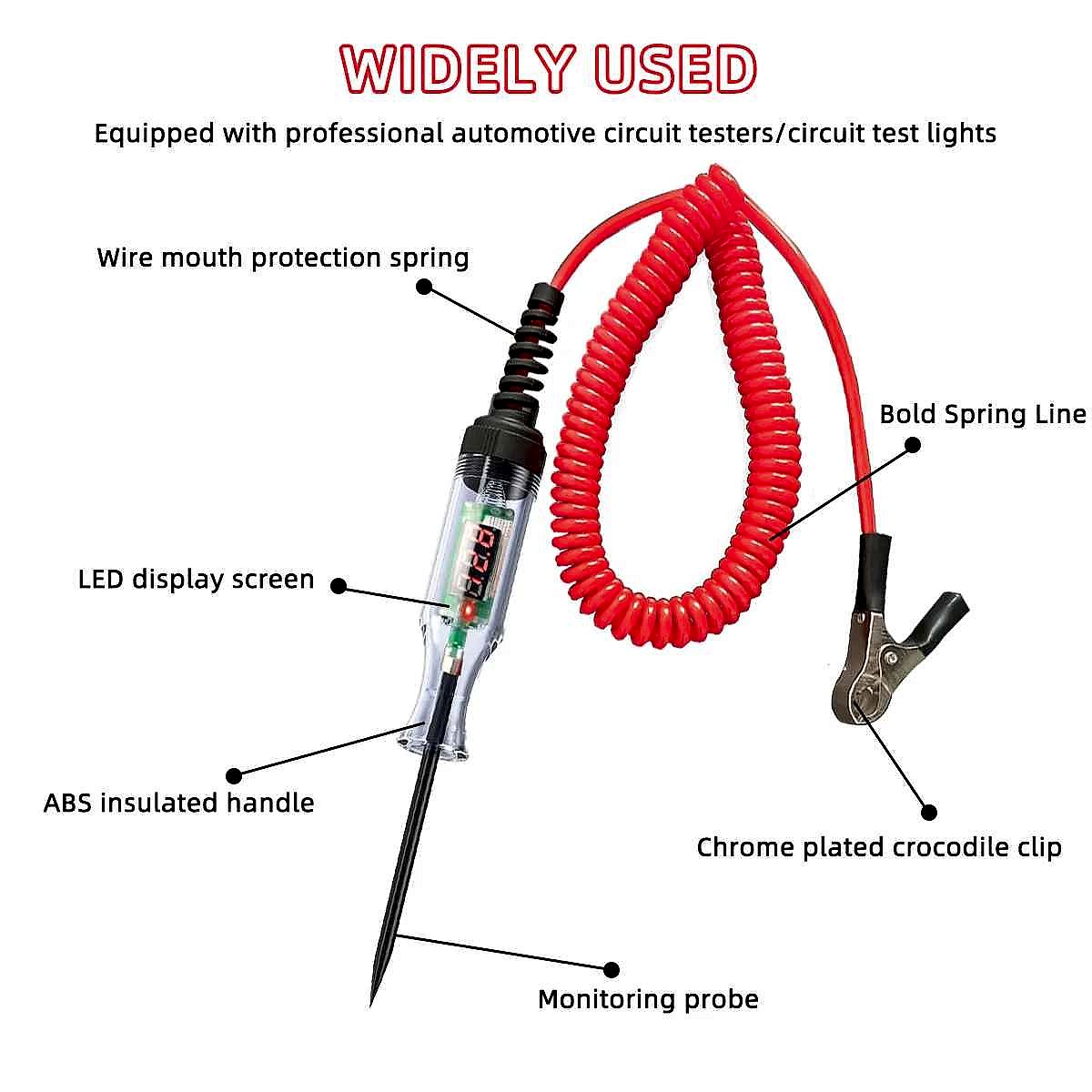 Professional Stop Guessing What's Wrong With Your Wiring — Multi-Voltage Circuit Tester Pr... - View 3 of 6 | BigMoetsy