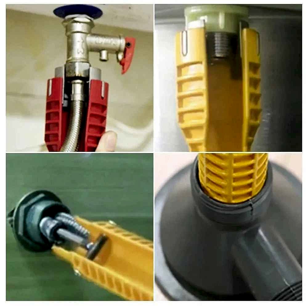 Professional No More Stripped Knuckles or Stuck Fittings — 8-in-1 Flume Wrench for Sink & ... - View 7 of 23 | BigMoetsy