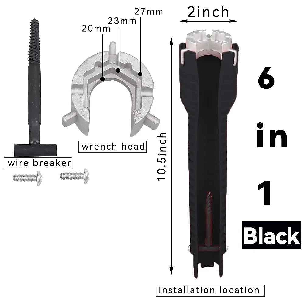 Professional No More Stripped Knuckles or Stuck Fittings — 8-in-1 Flume Wrench for Sink & ... - View 17 of 23 | BigMoetsy