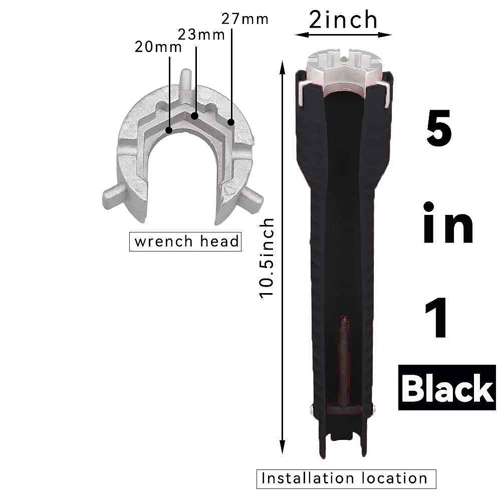 Professional No More Stripped Knuckles or Stuck Fittings — 8-in-1 Flume Wrench for Sink & ... - View 19 of 23 | BigMoetsy