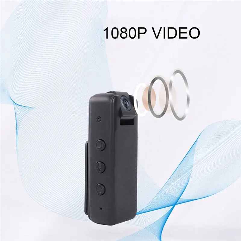 Body camera worn on jacket collar during outdoor use