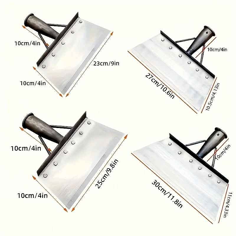 Ergonomic stainless steel garden weeder with curved handle shown at angle highlighting durable construction | BigMoetsy