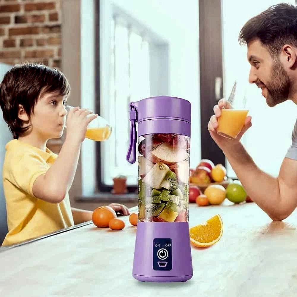 Portable USB Electric Juicer Cup close-up detail view showing compact design for fresh juice on the go | BigMoetsy