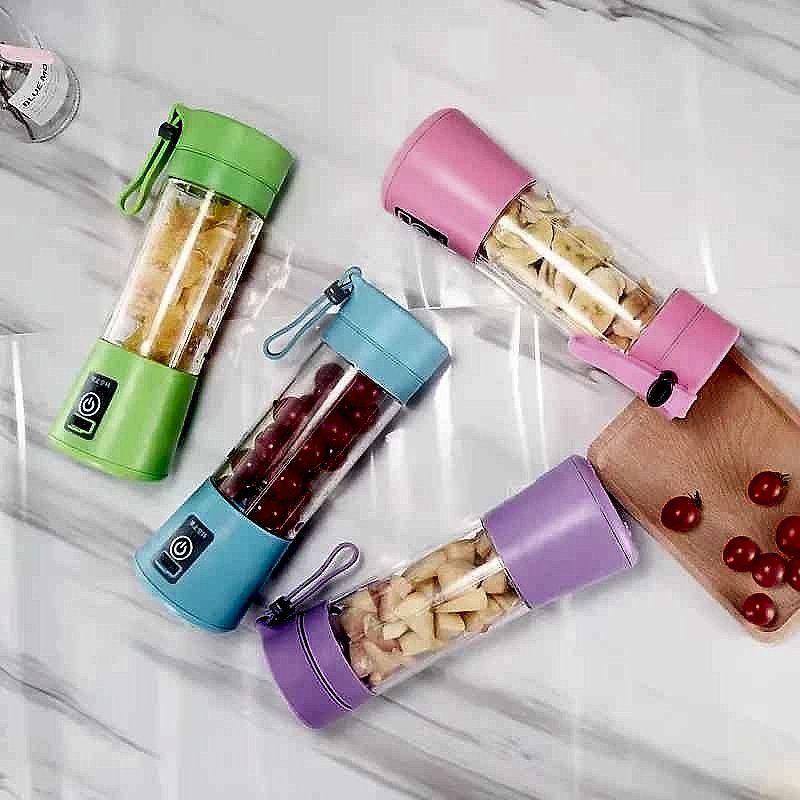 Portable USB Electric Juicer Cup lifestyle detail shot showing compact design for fresh juice on the go | BigMoetsy