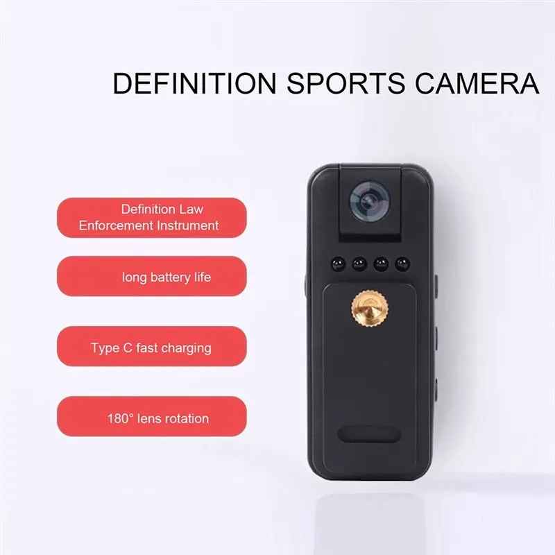 Wearable Body Camera with 1080p HD Recording and Night Vision for Security an... - View 4 of 6 | BigMoetsy