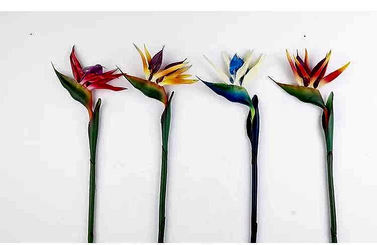 Handcrafted realistic silk Bird of Paradise artificial potted plant adding life to a home corner | BigMoetsy