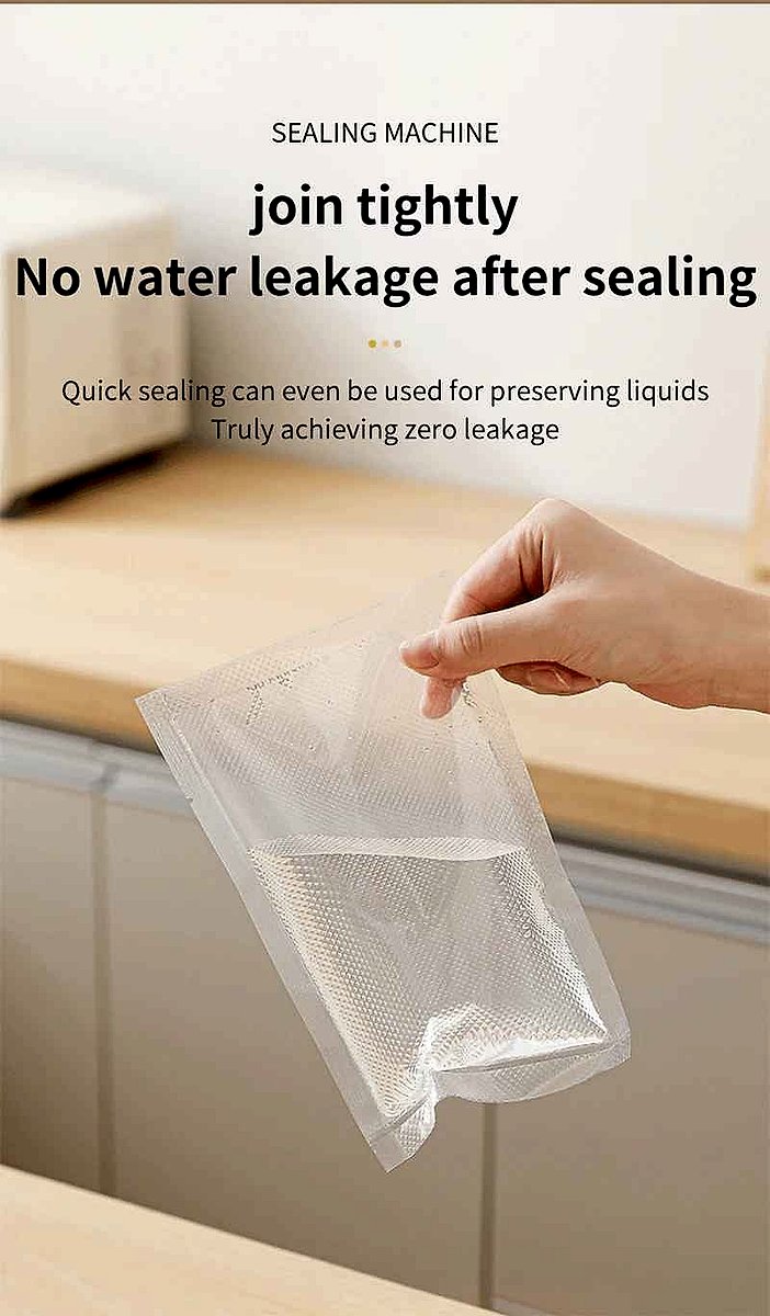 Rechargeable handheld heat sealer in use sealing a snack bag keeping food fresh and crispy | BigMoetsy