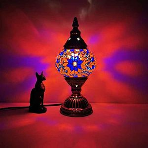 Handmade Turkish Mosaic Table Lamp