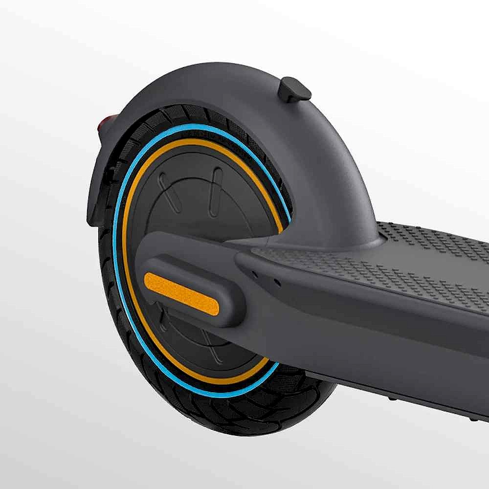 Solid honeycomb tubeless tire for Ninebot Max G30 10x2.5 shown up close highlighting airless cell structure | BigMoetsy