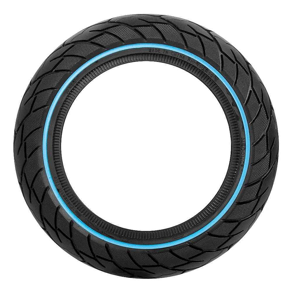 Solid honeycomb tubeless tire for Ninebot Max G30 10x2.5 close-up detail view showing flexible airless structure | BigMoetsy