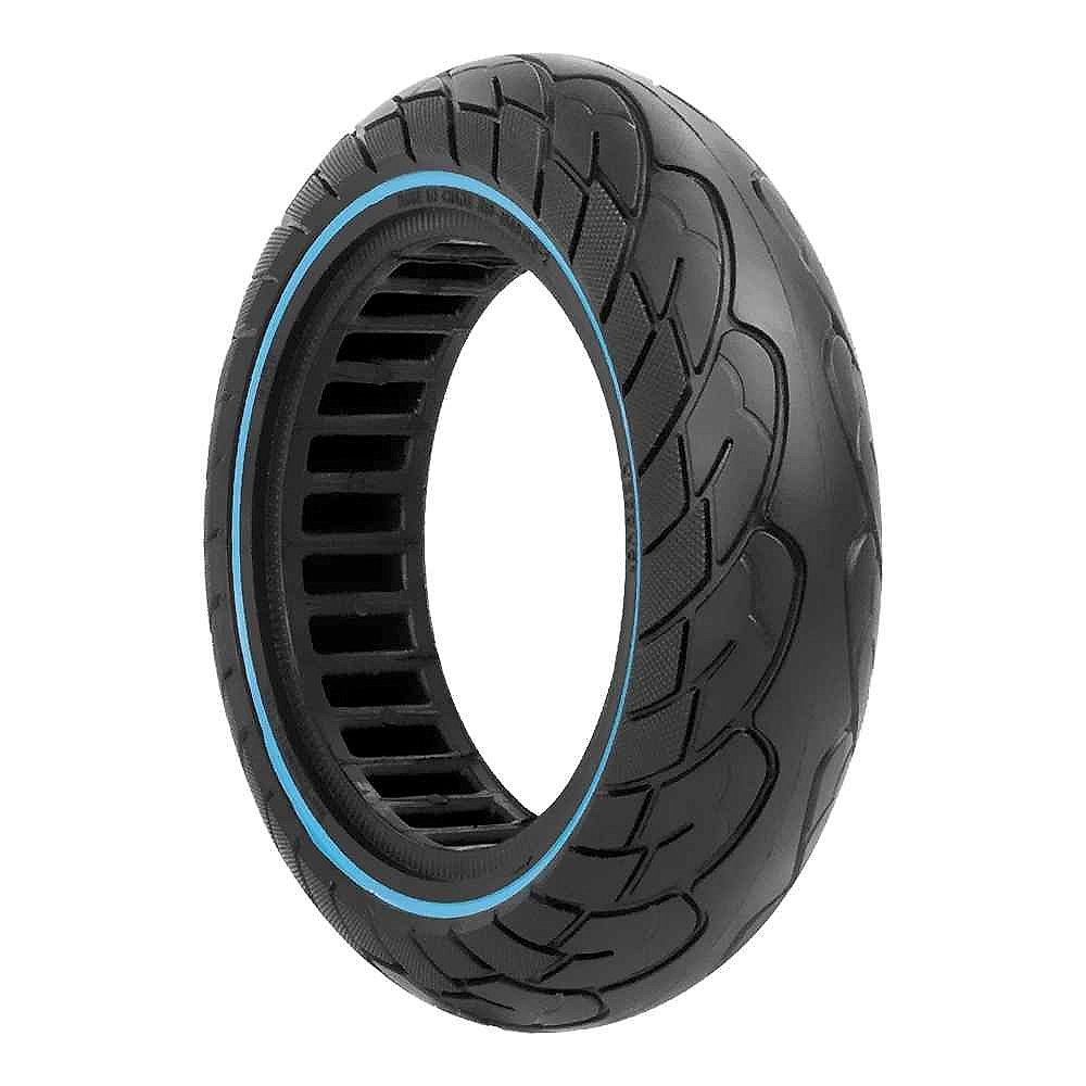 Solid honeycomb tubeless tire for Ninebot Max G30 close-up detail view showing flexible airless structure | BigMoetsy