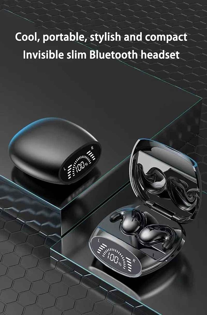 Finally Sleep With Sound invisible wireless earphones resting flat on a soft surface showing slim low-profile design | BigMoe