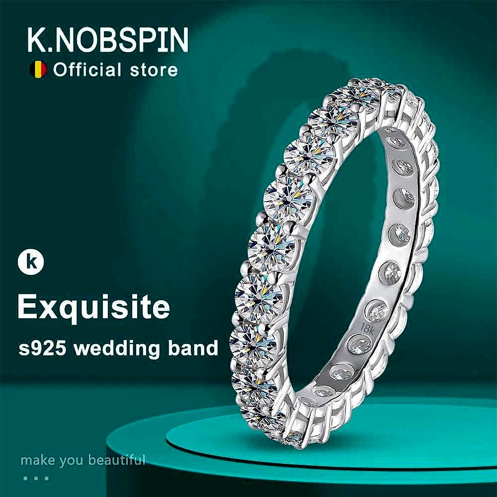 Luxury Look Without the Luxury Price Tag — 3mm Moissanite Ring in 18K White Gold Plated Sterling Silver