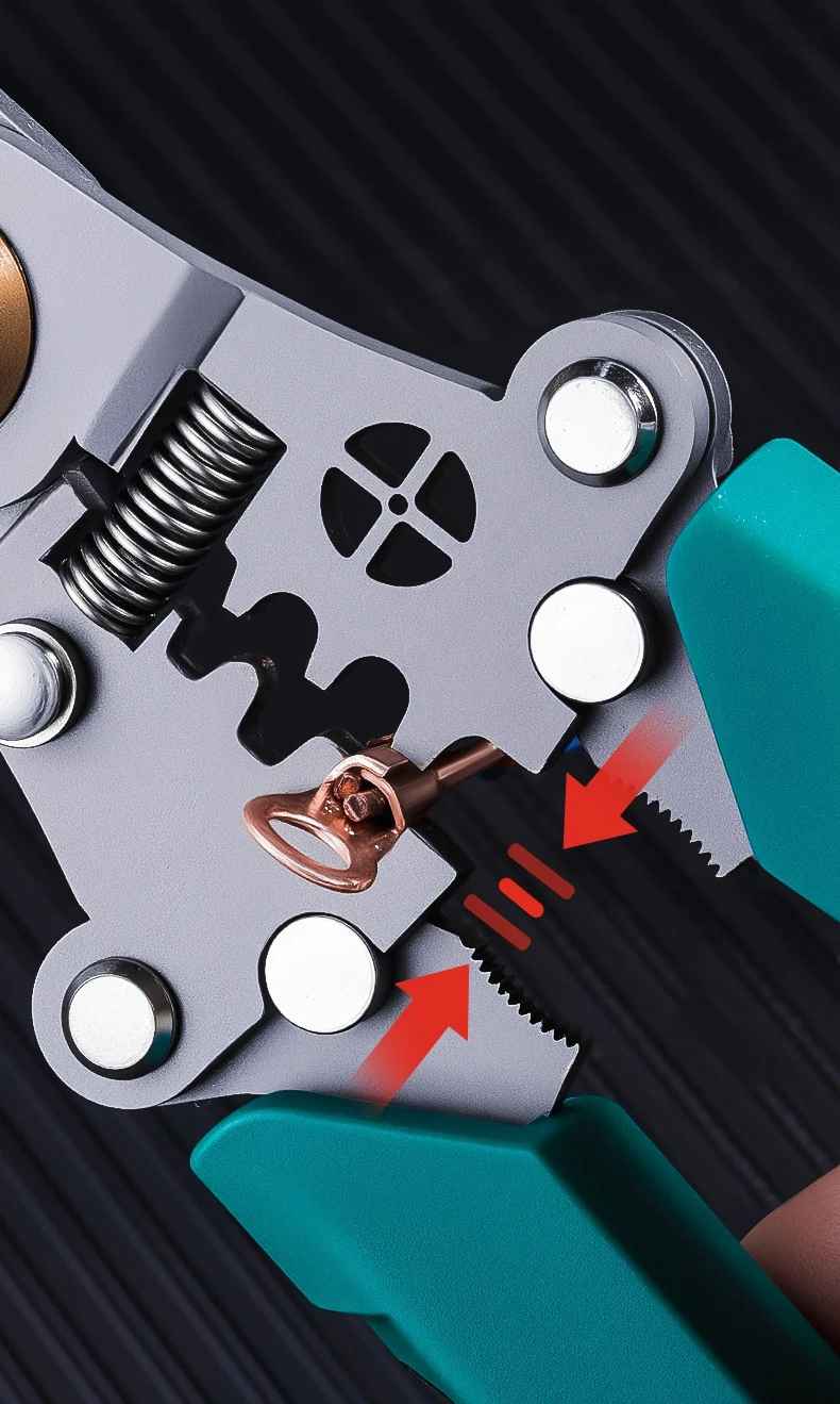 Professional Foldable 4-in-1 Wire Stripper Multi-Tool with Cable Cutter and Electrical Tes... - View 5 of 12 | BigMoetsy