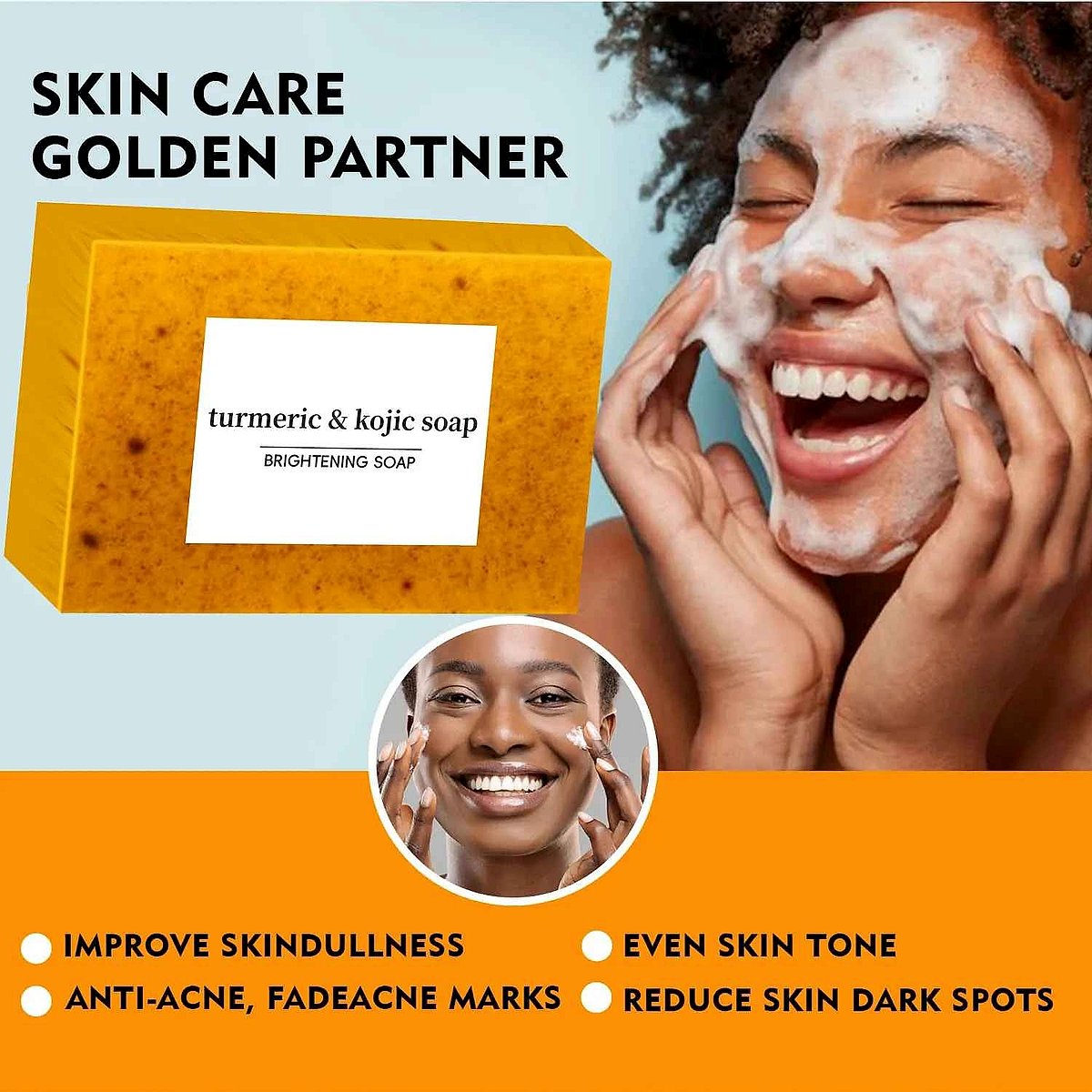 Mositen Smooth Skin Deep Cleansing Handmade Soap bar close-up showing rich lather texture and natural ingredients | BigMoetsy